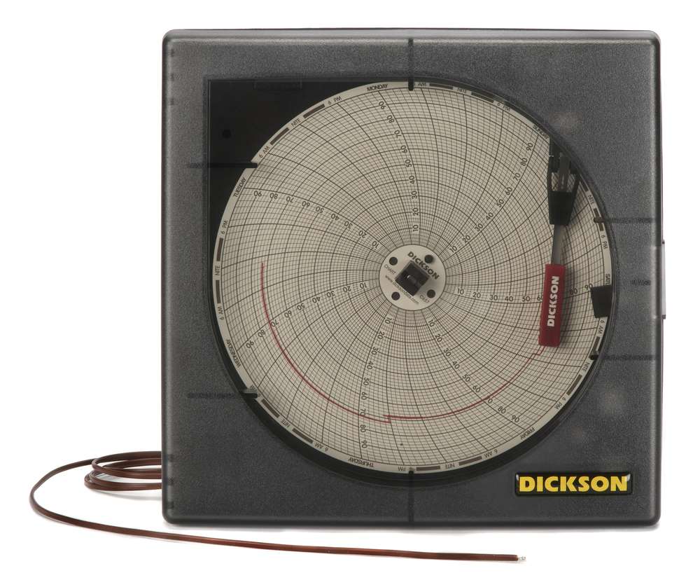 KT621, 6&quot;, 152mm, Temperature Chart Recorder, Dickson